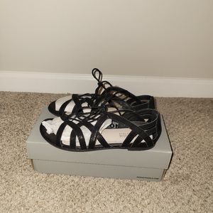 Kenneth Cole reaction sandals, black, womens 8